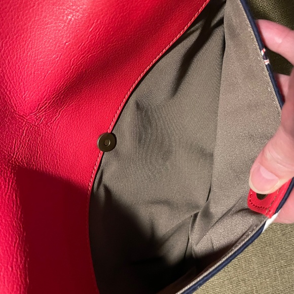 J. Crew Nautical Mariner Sailor anchor shoulder bag/clutch - Picture 6 of 9